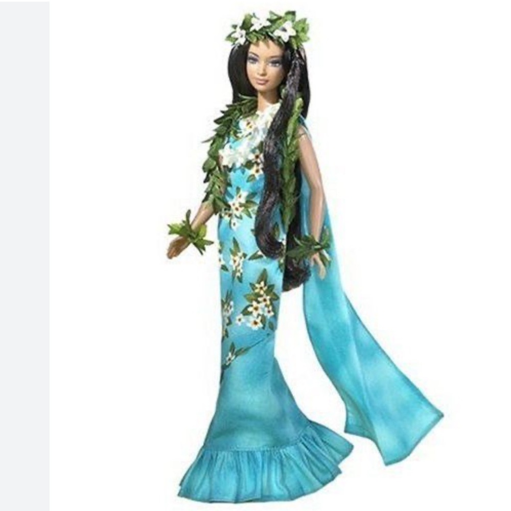 BARBIE DOLLS OF THE WORLD PRINCESS OF THE PACIFIC ISLANDS‎ PINK LABEL NEW IN BOX